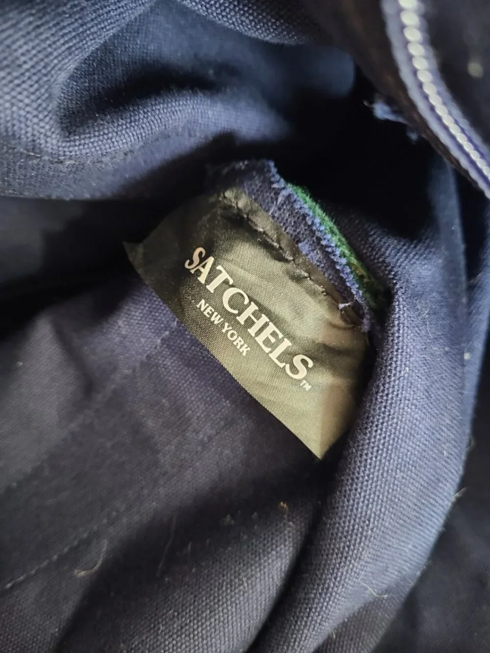 Goldman Sachs Duffle Banker Bag Navy Canvas
